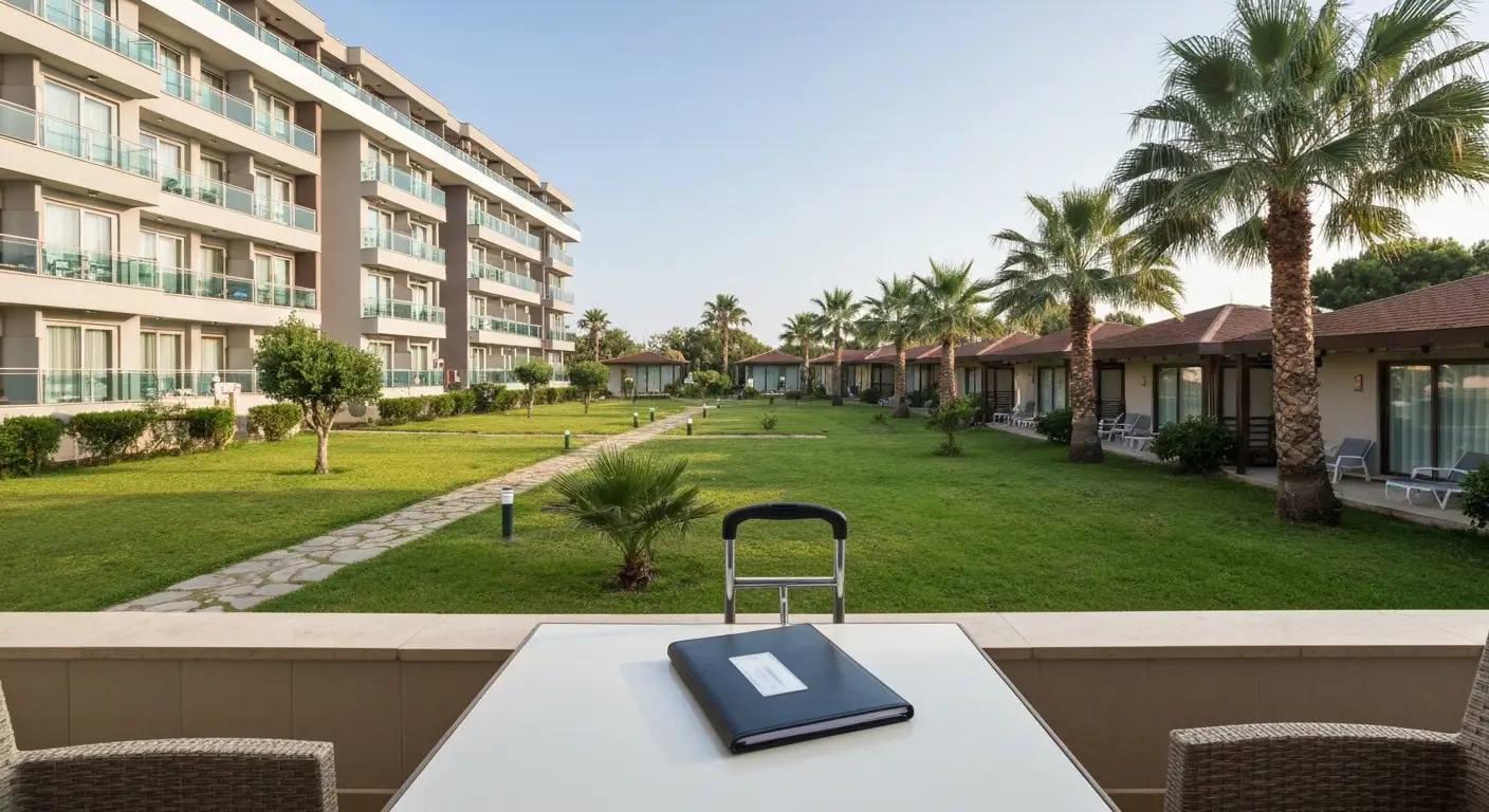 Budynek główny, bungalowy i aneks w hotelowym resorcie all inclusive