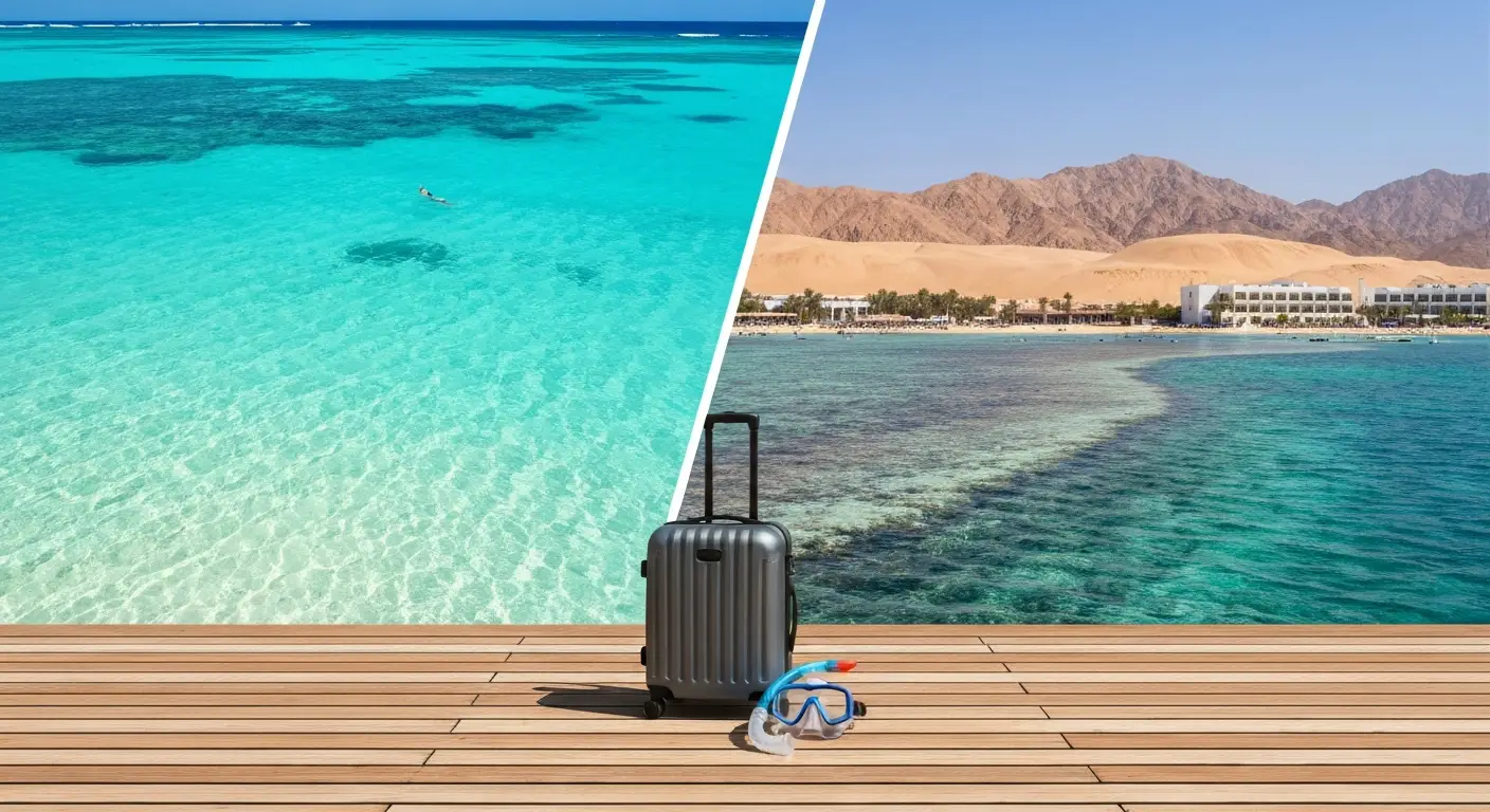 Porównanie plaży Punta Cana i wybrzeża Morza Czerwonego zimą