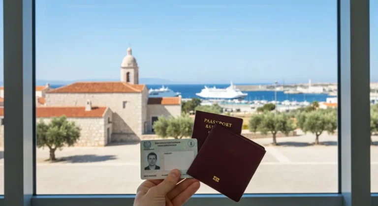 Dowód osobisty i paszport przed podróżą z Polski do śródziemnomorskiego kurortu