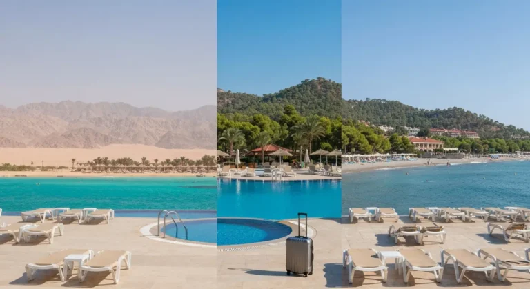 Porównanie plaży i hoteli all inclusive w Hurghadzie nad Morzem Czerwonym oraz Antalyi